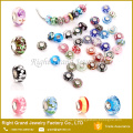 2016 New luxury Bracelet DIY Colored Lampwork European Murano Bead